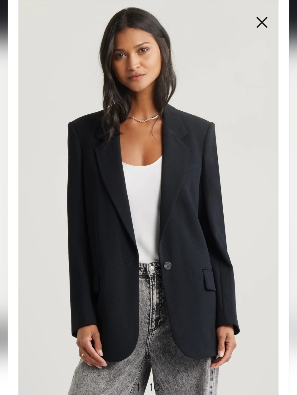 Open Edit The Curator Relaxed Blazer Black Size XL